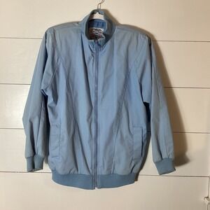 Vintage Current Seen‎ Jacket Mens Small Full Zip Bomber Windbreaker 80s Retro